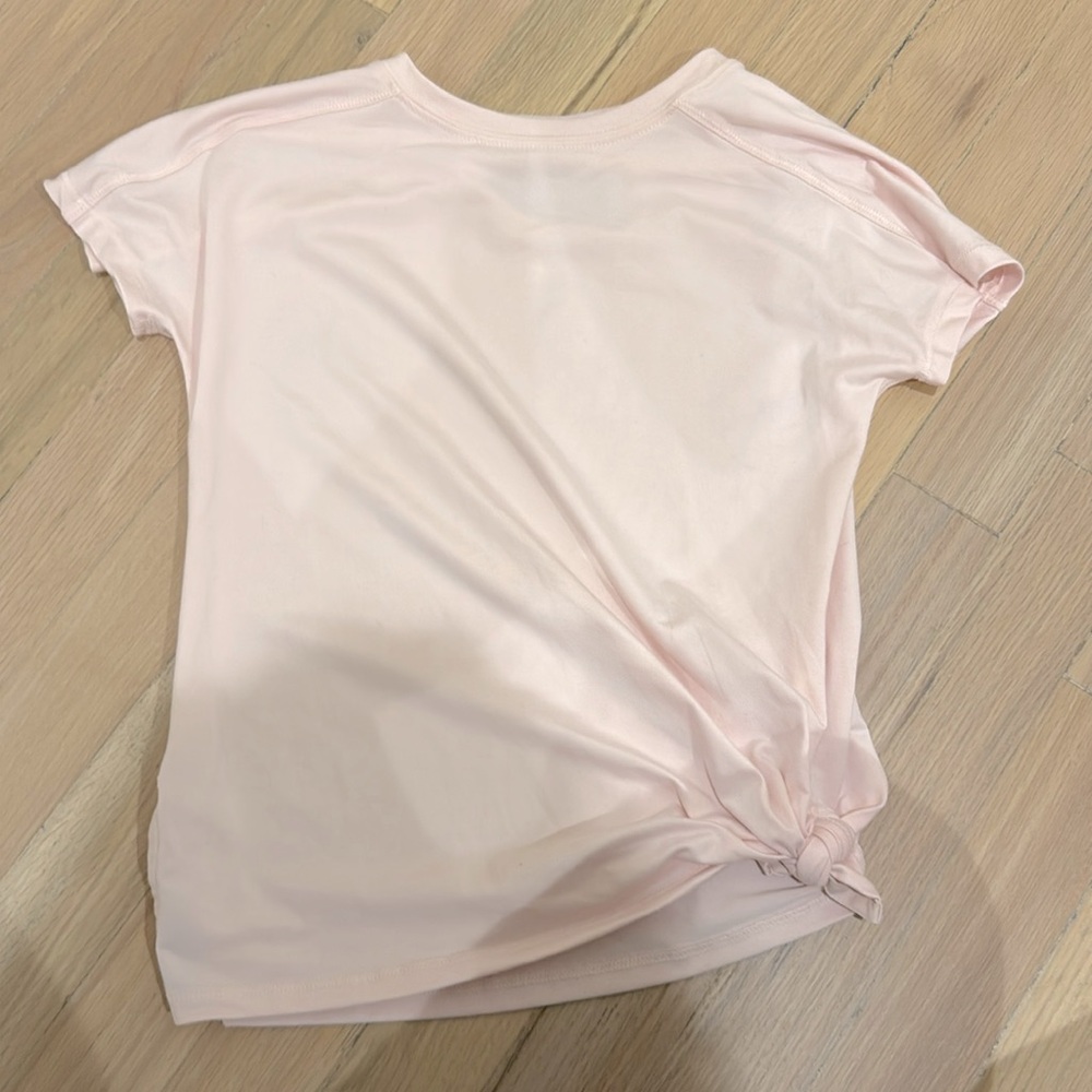Petal pink girls athletic top S (6/7)